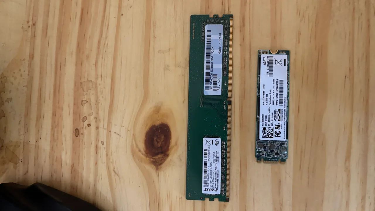 Memoria 8gb + SSD 128gb