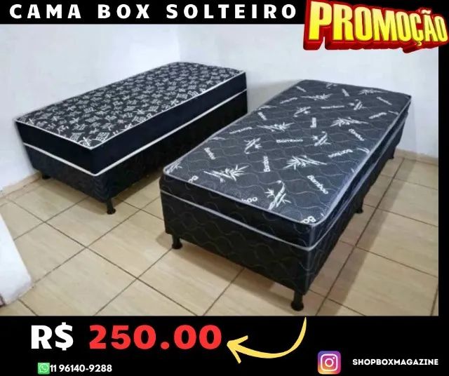 cama box solteiro 