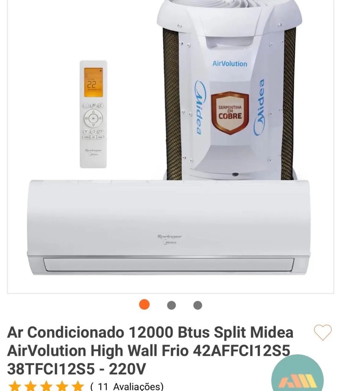 Ar condicionado 12000 Btus