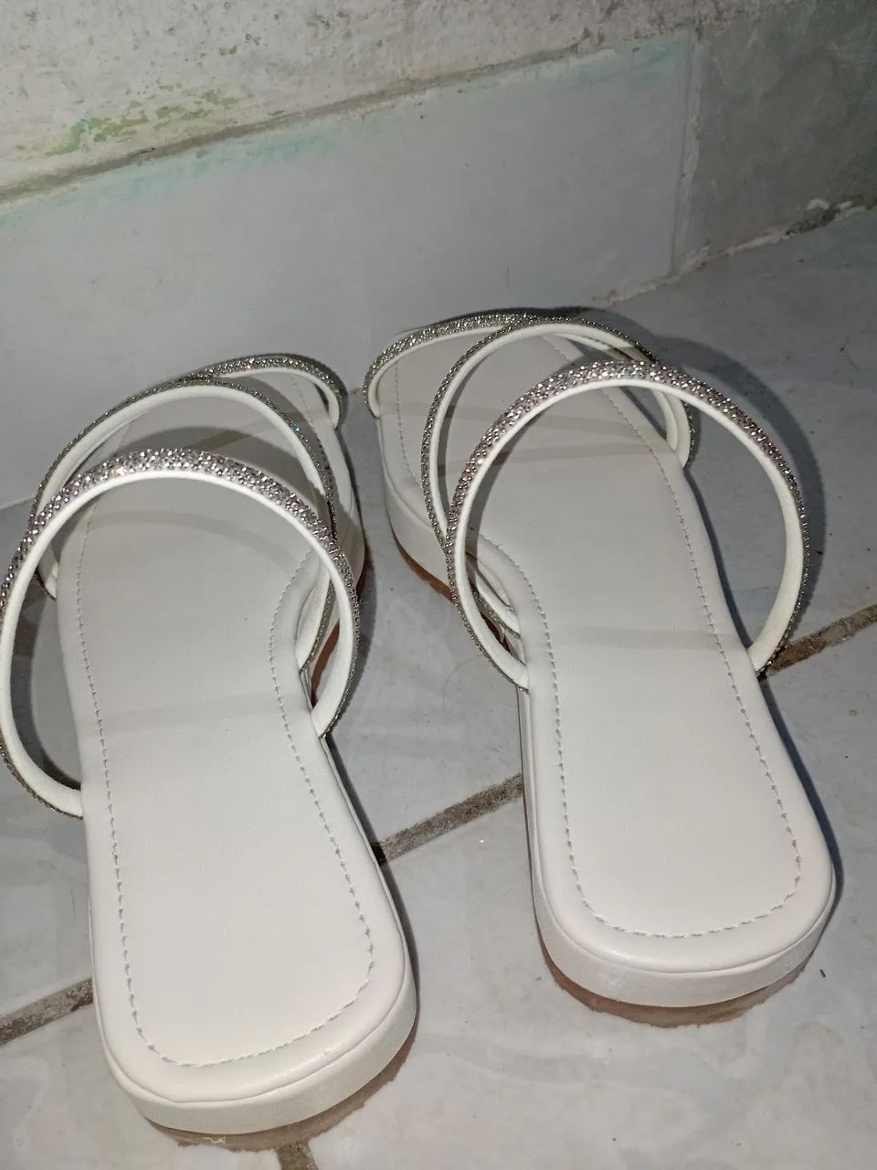 Rasteira Plataforma com strass NOVA.<br> - Foto 3