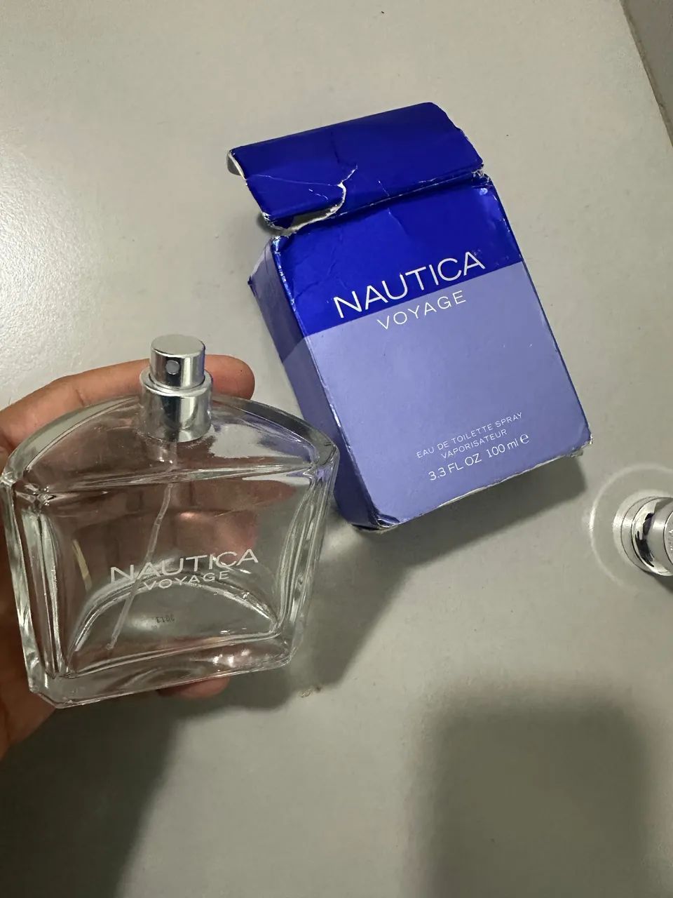 Vidro de perfume vazio Náutica 100ml - Foto 2