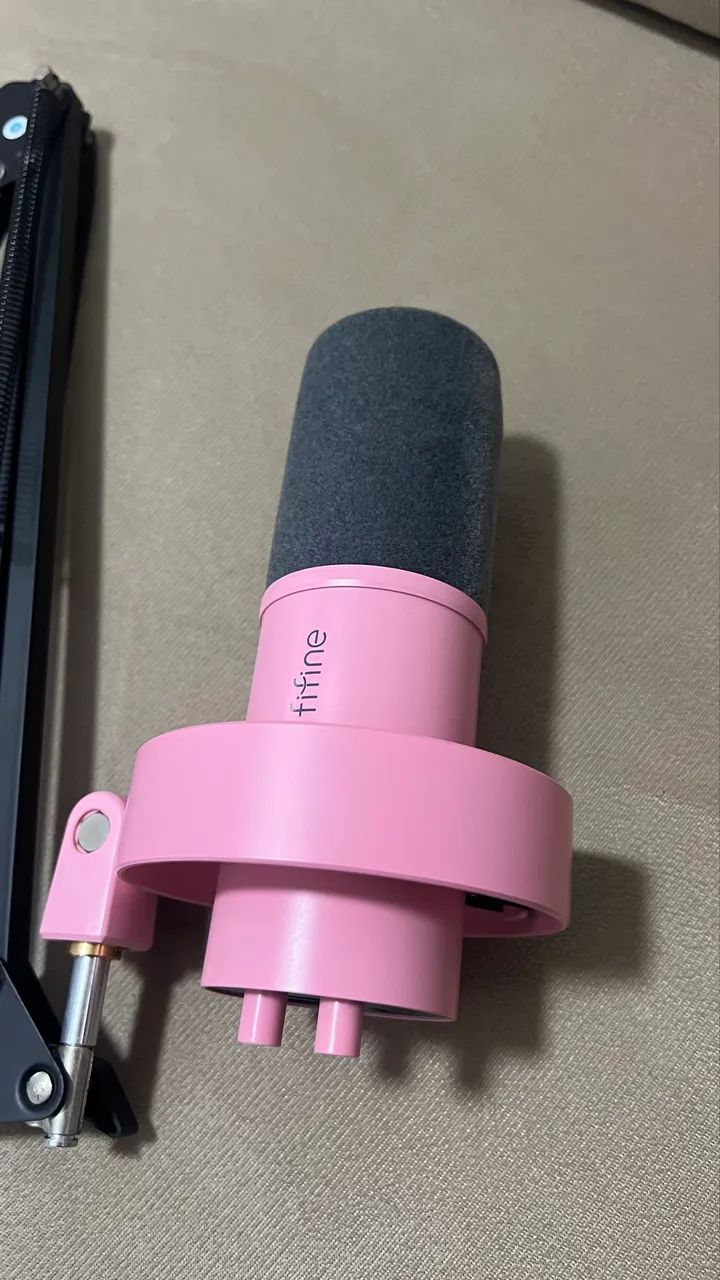 Fifine K688 Rosa + Braço Articulado | Completo com Caixa - Foto 4