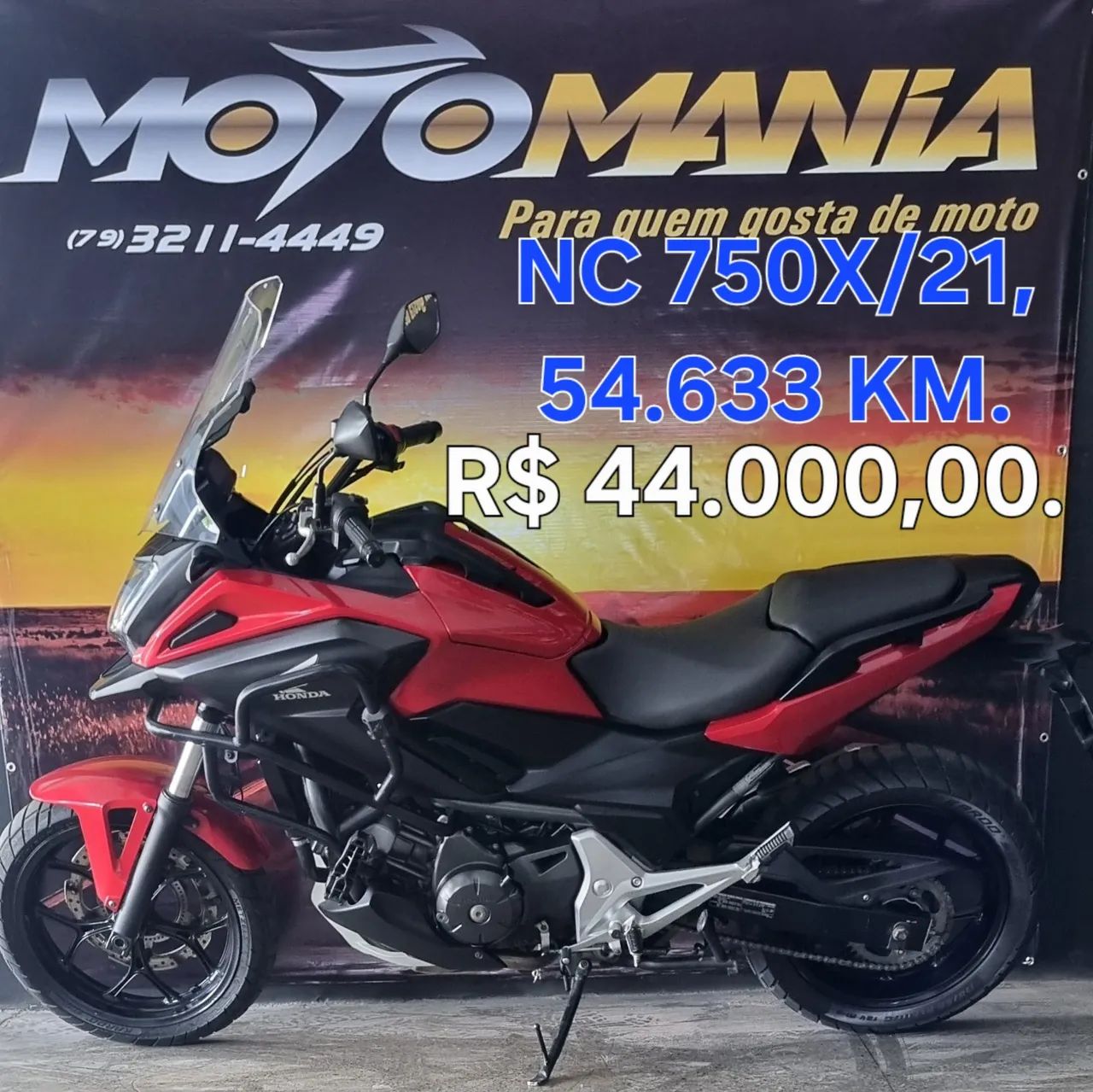 NC 750X/21..EMPLACADA 26.