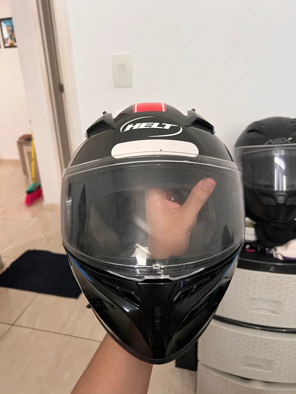 Capacete ASX1 e Helt - Foto 3