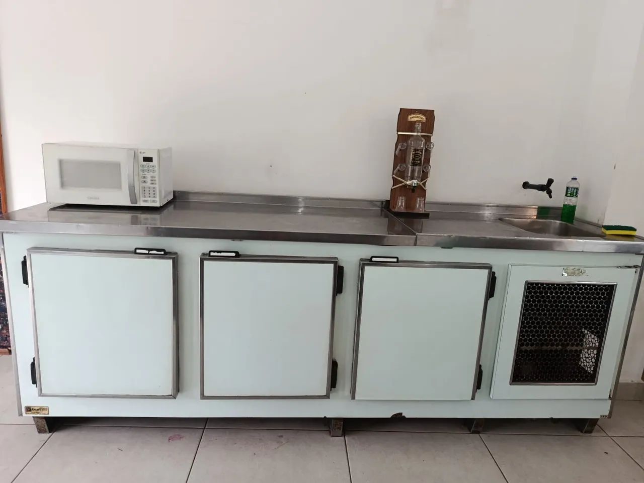 Balcão refrigerador com pia inox  - Foto 2