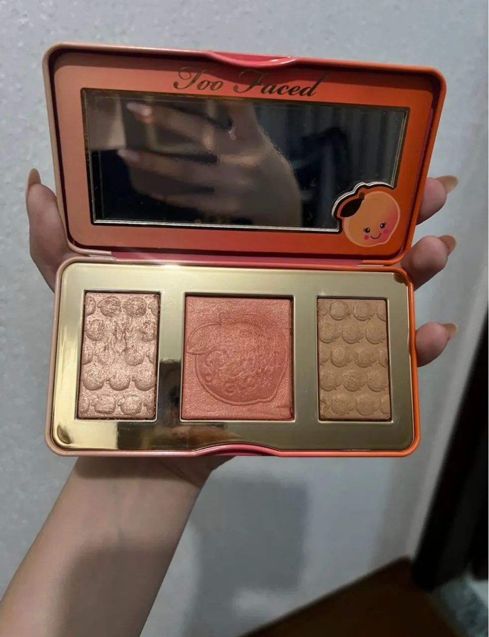 Paleta too faced trio bronzer iluminador e blush glow - Foto 2