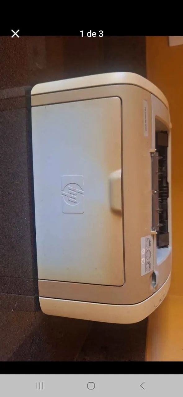 IMPRESSORA HP LASER JET 1020 cor bege em bom estado - Foto 3