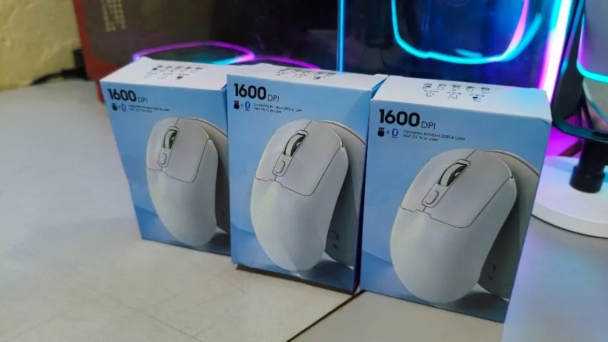 Mouse Sem Fio Wireless Preto - Recarregável