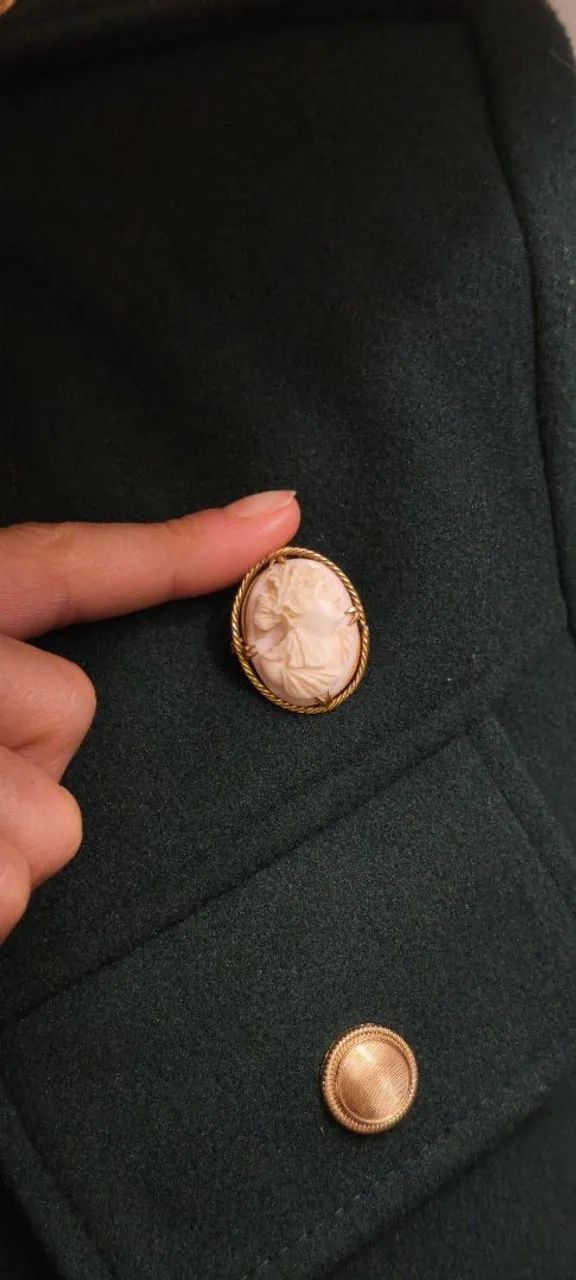 Camafeu em ouro 18k e corais  - Foto 5