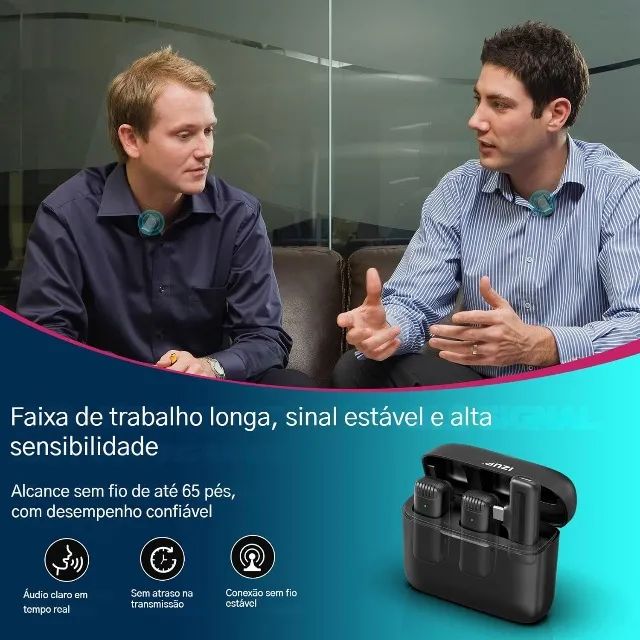 ULANZI Microfone de lapela sem fio J12 - Foto 3