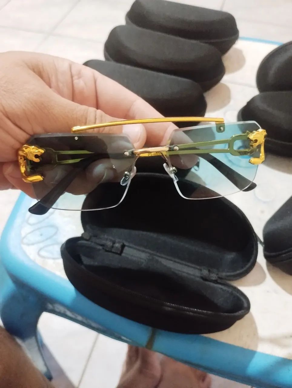 Óculos + case ( Masculino e feminino) - Foto 3