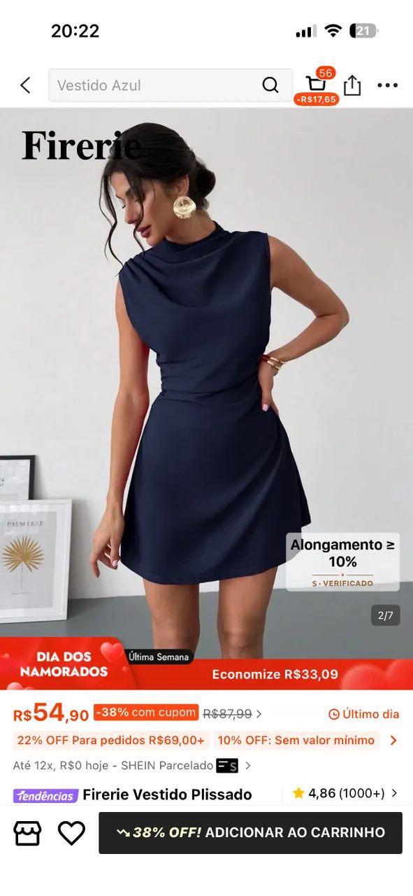 Vestido shein novo - Foto 2