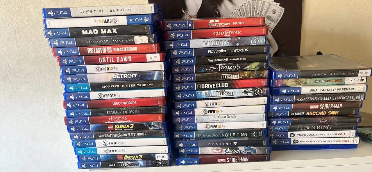Jogos de ps4 a partir de 45$