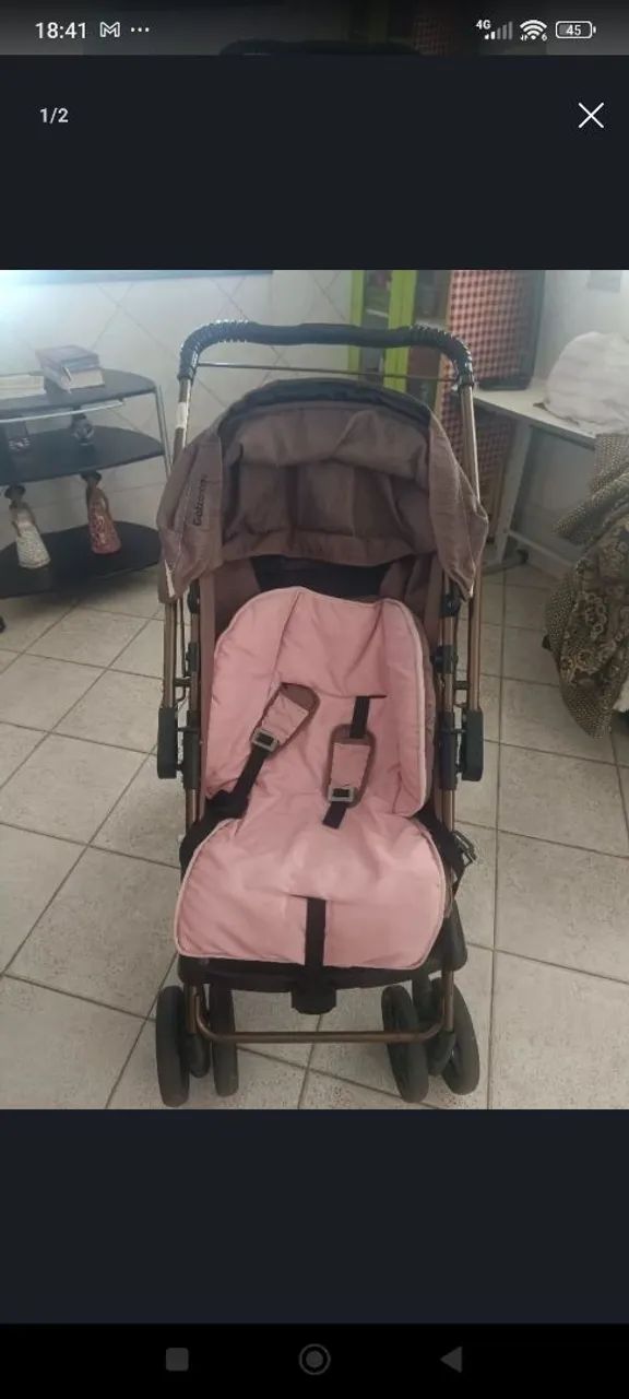 Carrinho de bebê semi novo - Foto 2