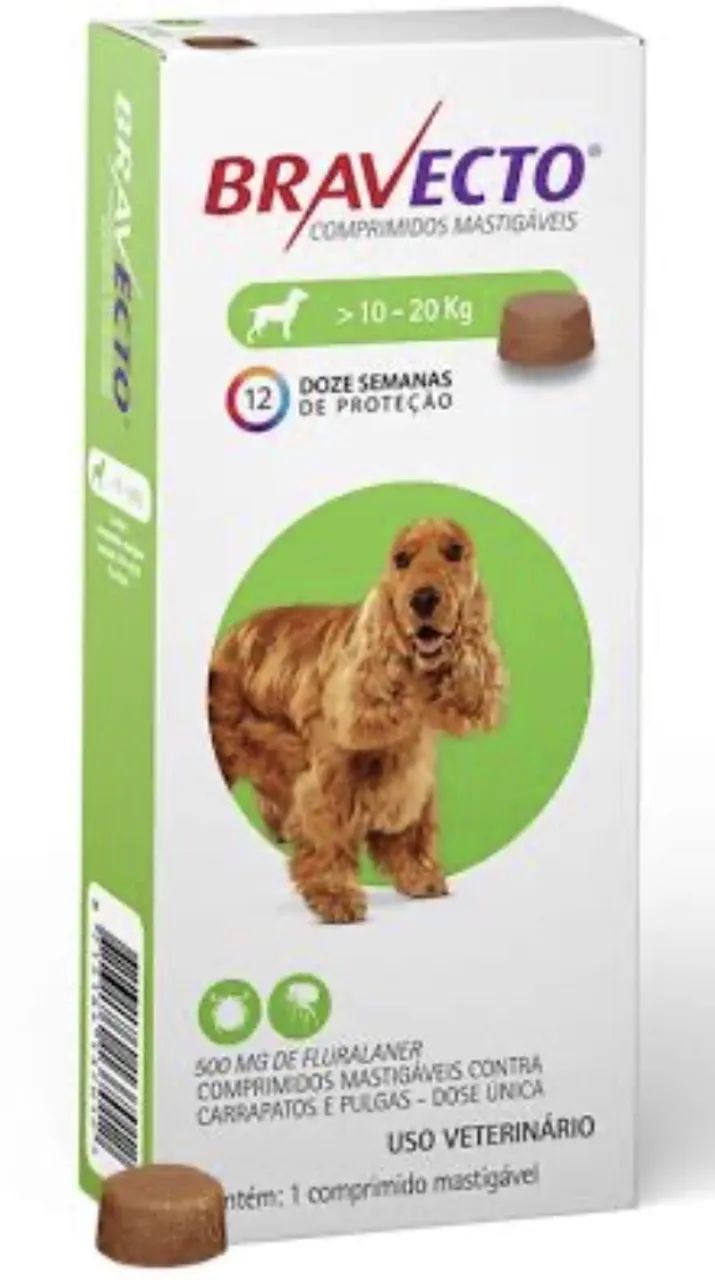 Bravecto cães de 10 a 20 kg 