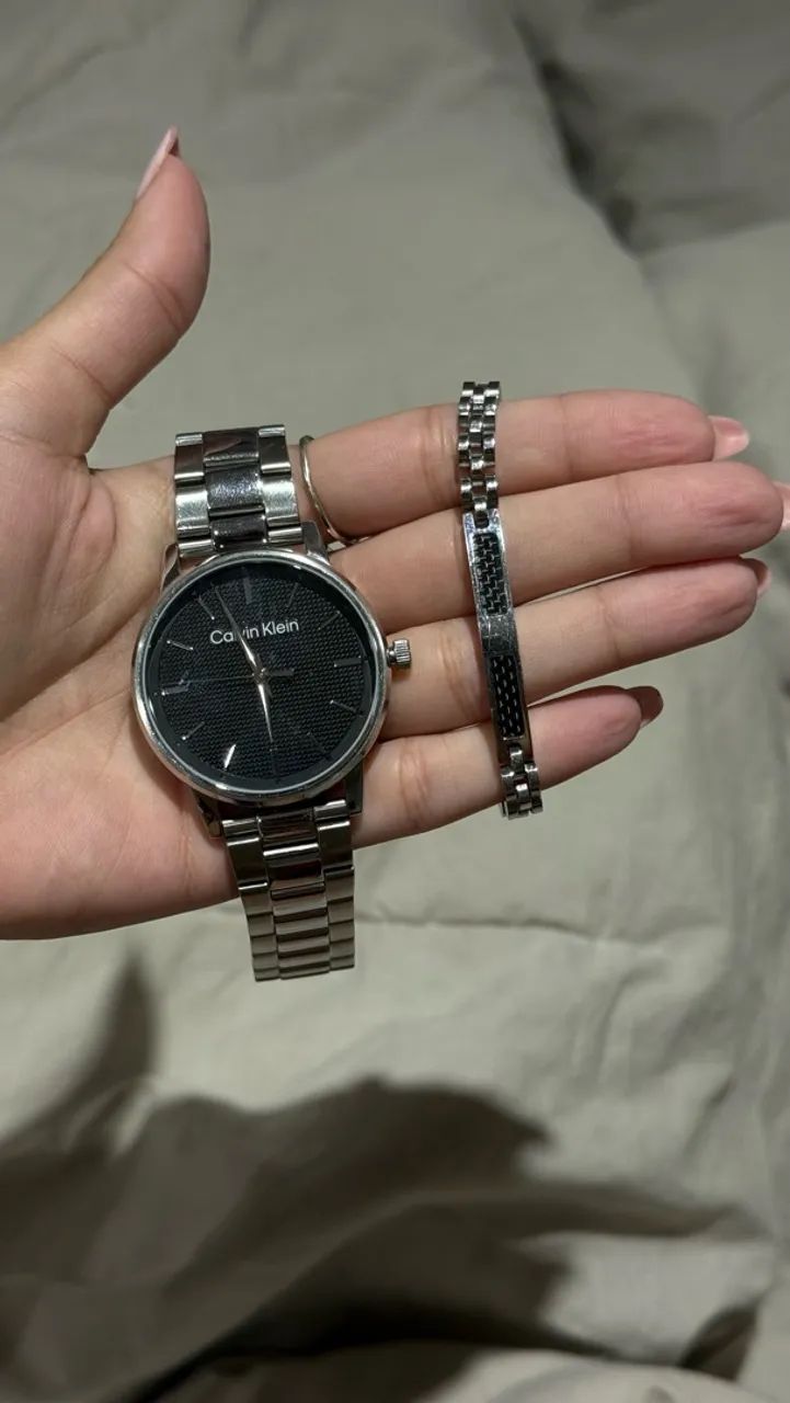 Relógio calvin Klein - vivara e pulseira de prata  - Foto 2