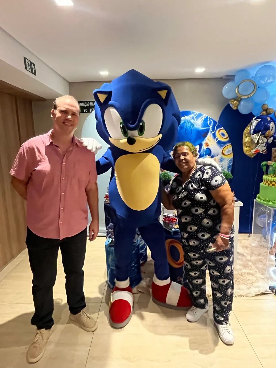 Mascote Cabeção Sonic  - Foto 2
