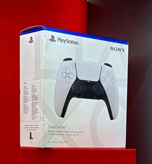 Sony PS5 Controle DualSense - White - PRODUTO NOVO COM GARANTIA DA LOJA