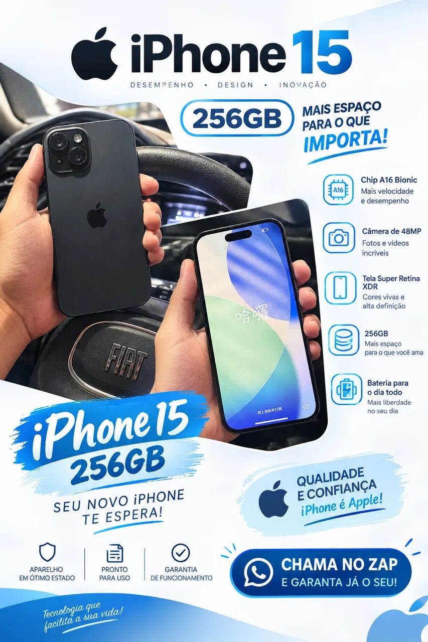 IPHONE 15 256GB 