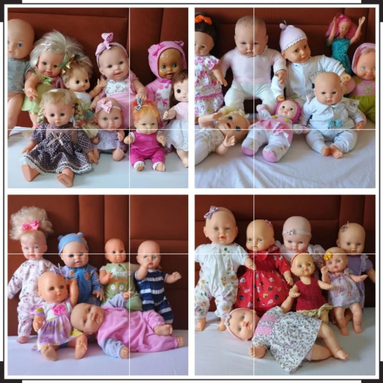 Lotão de bonecas usadas diversas 