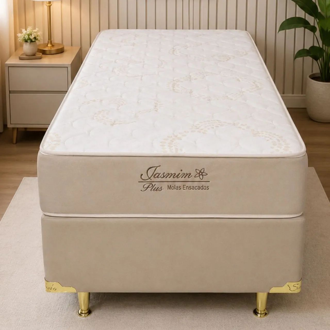 Conjunto Box Solteiro Cama Para Solteiro Novas  - Foto 2