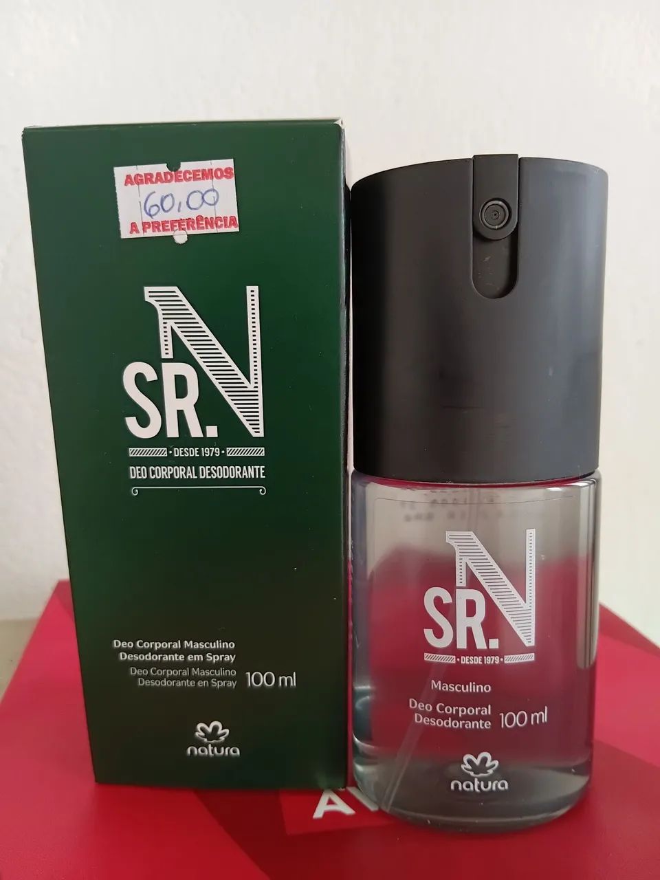 Deo colônia Sr N