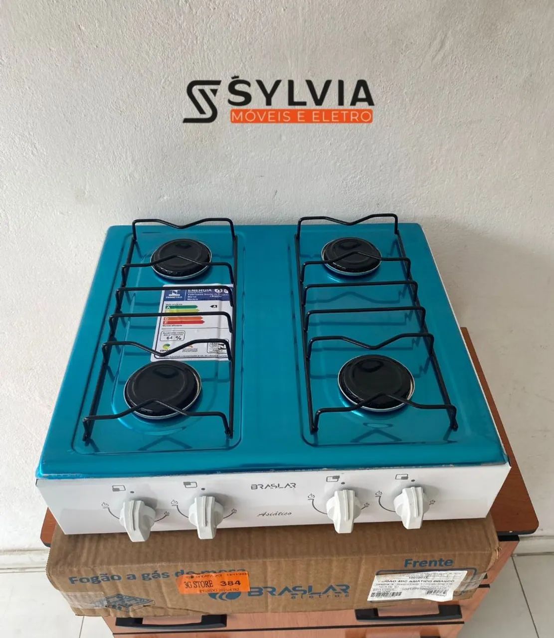 Fogão braslar Cooktop Branco  - Foto 2