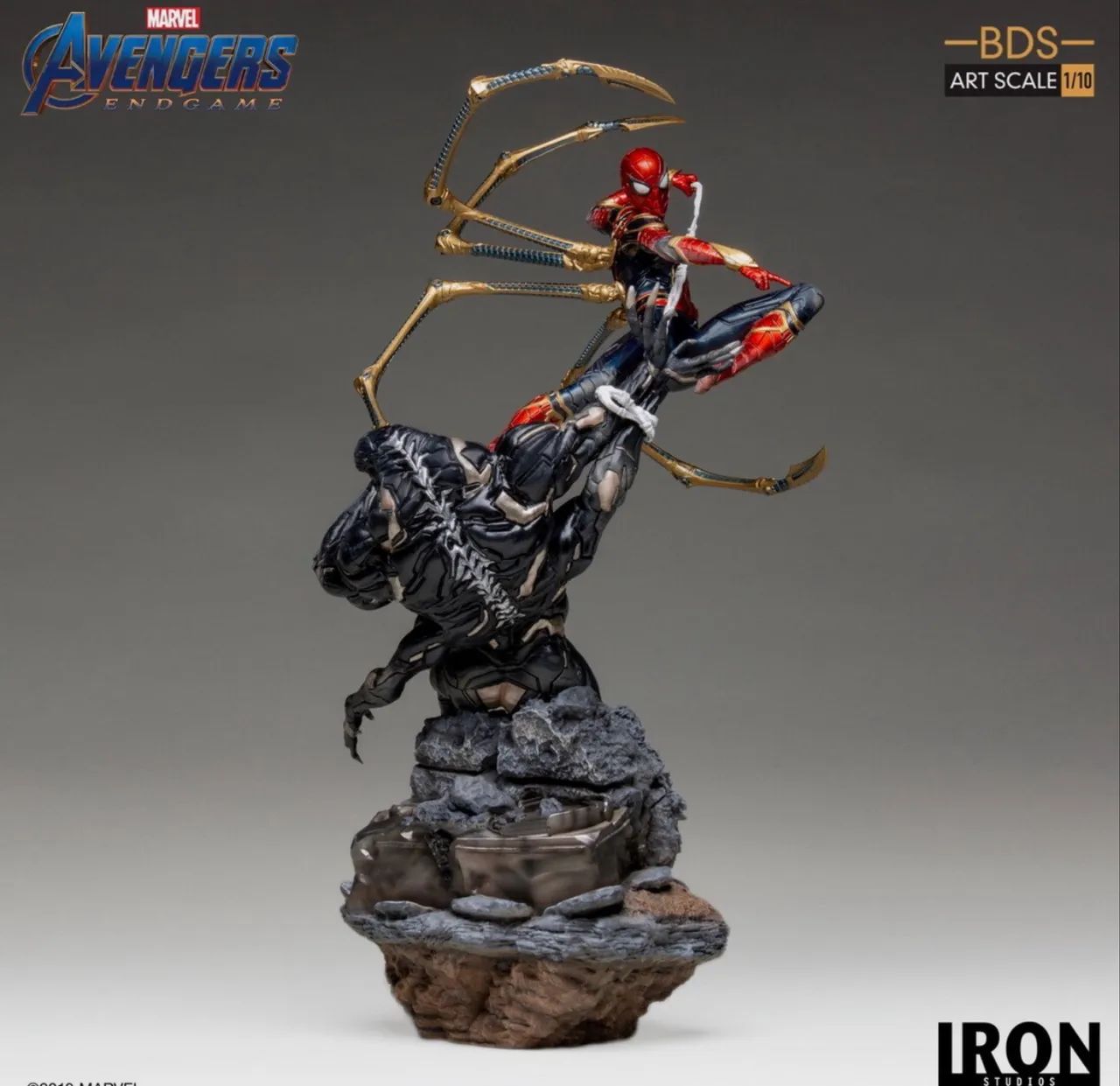 Iron Studios Iron Spider Vs Outrider Avengers Endgame 1/10 - Foto 2