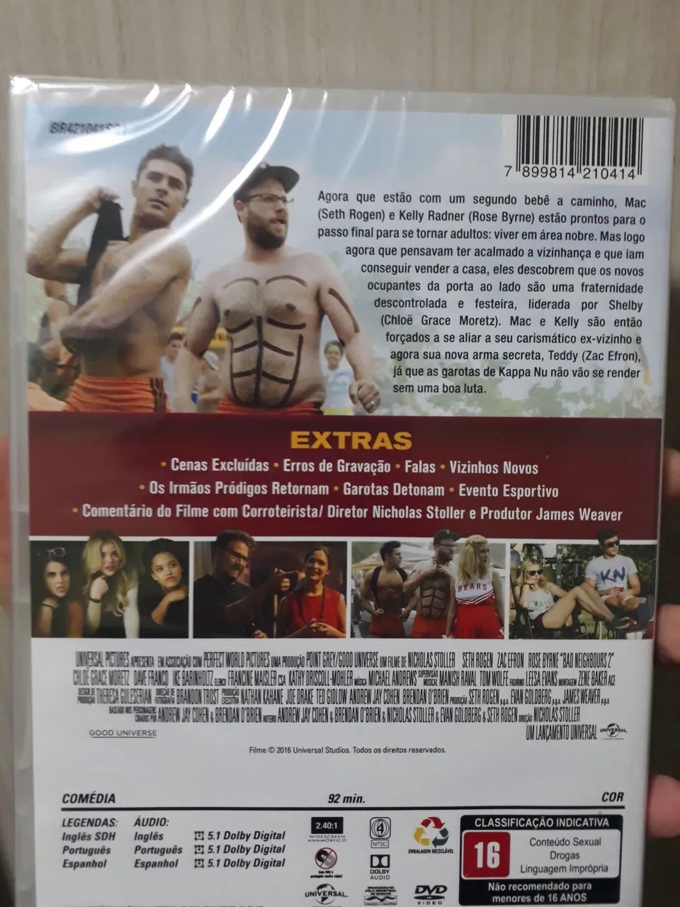 Blu-ray Pais e Filhas + Dvd Vizinhos 2 - Foto 4