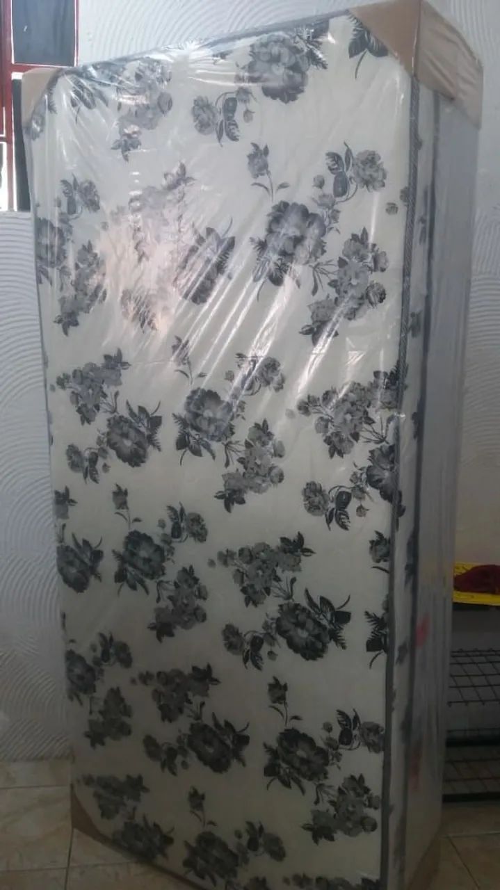 Cama Box Solteiro com Espuma D28 Acoplada - Fábrica