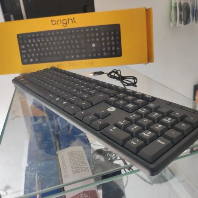 Teclados Básicos para PC - Novos  - Foto 5