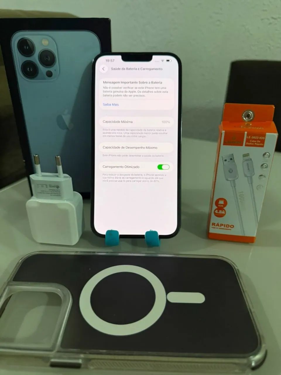 iPhone 13 Pro Max (128GB) ?Conservado! - Celulares e Smartphones