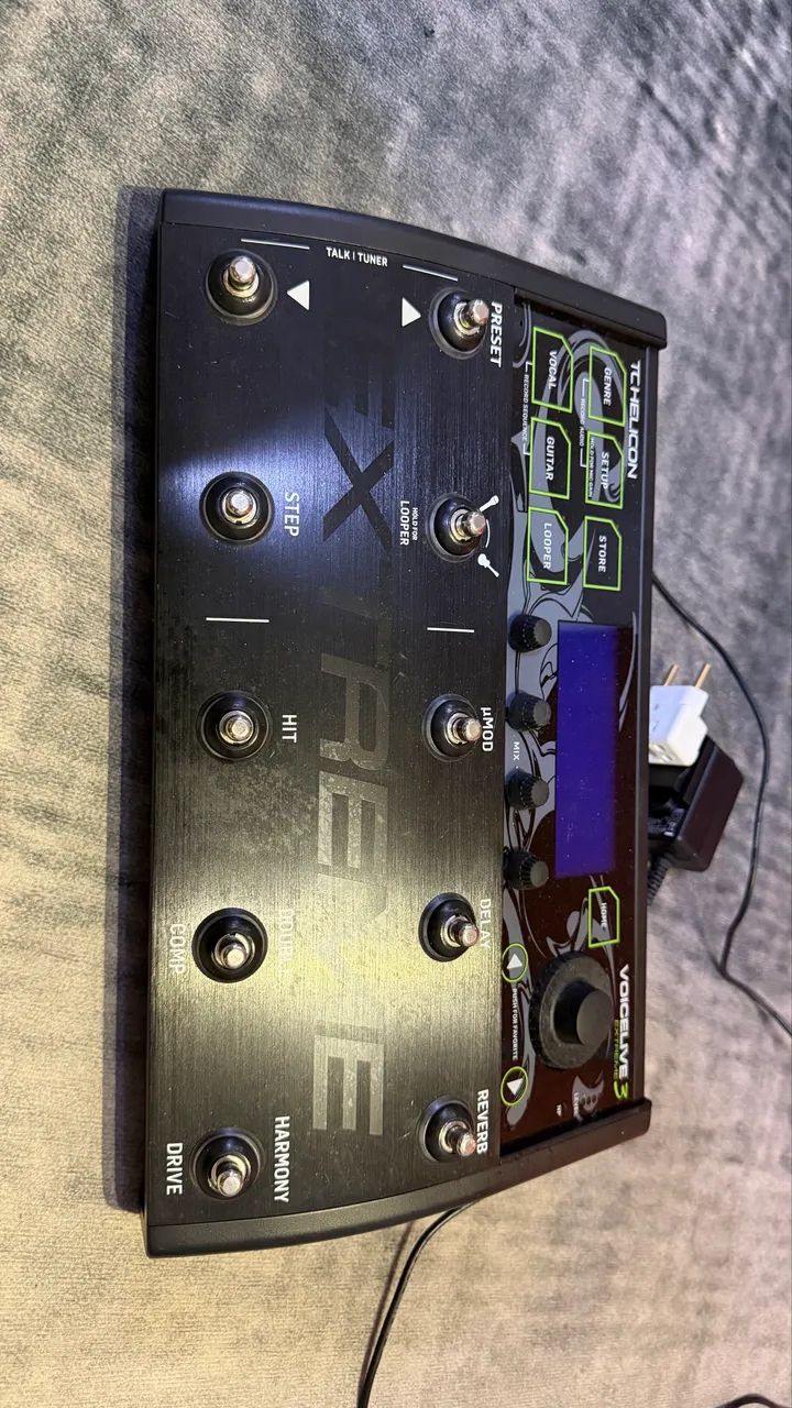 Pedaleira de voz TC helicon voicelive 3 extreme - Instrumentos
