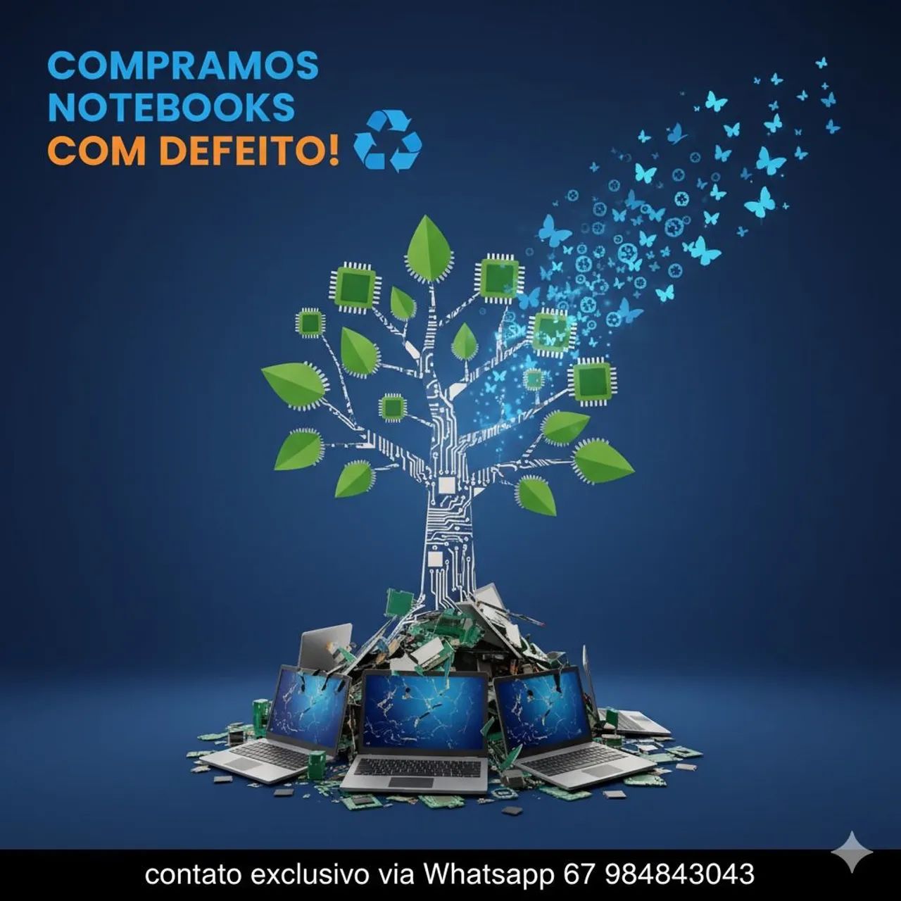 Notebook com defeito
