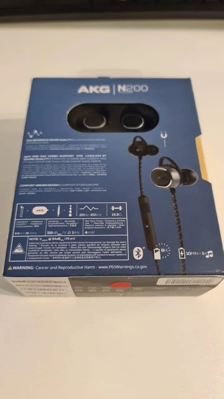 FONE BLUETOOTH AKG N200 WIRELESS
