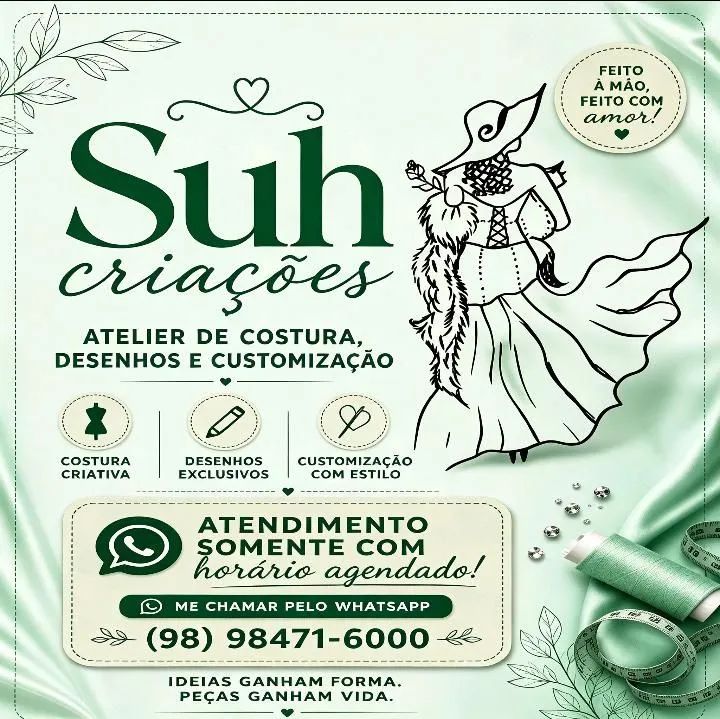 Trabalharmos com costura e arte em desenhos 