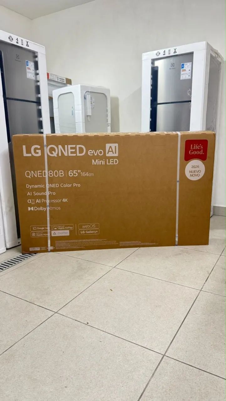 Smart TV LG QNED evo Mini LED AI 4K QNED80 65 polegadas 2026  - Foto 2