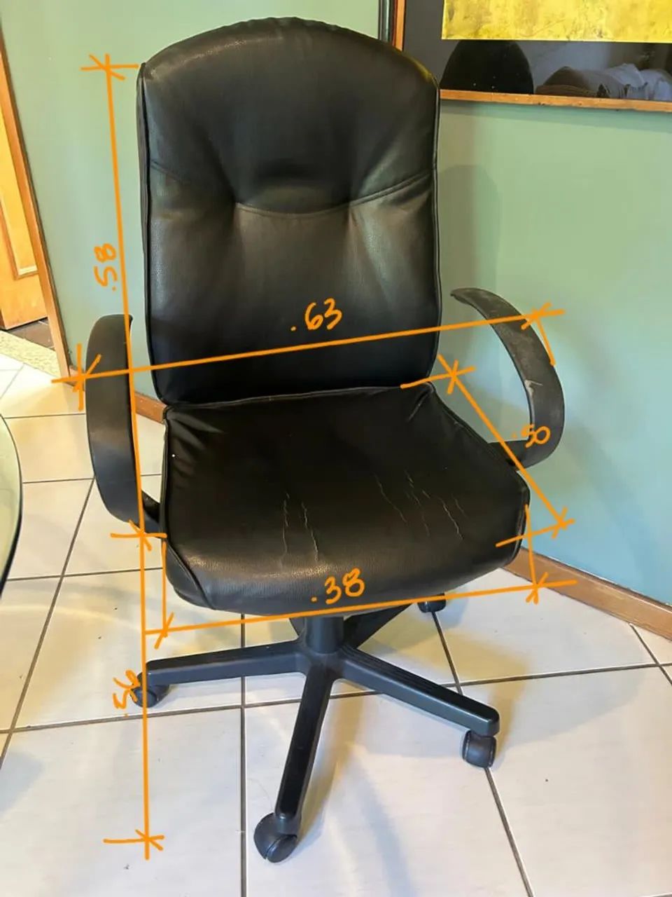 Cadeira escritório Flexform - Foto 4