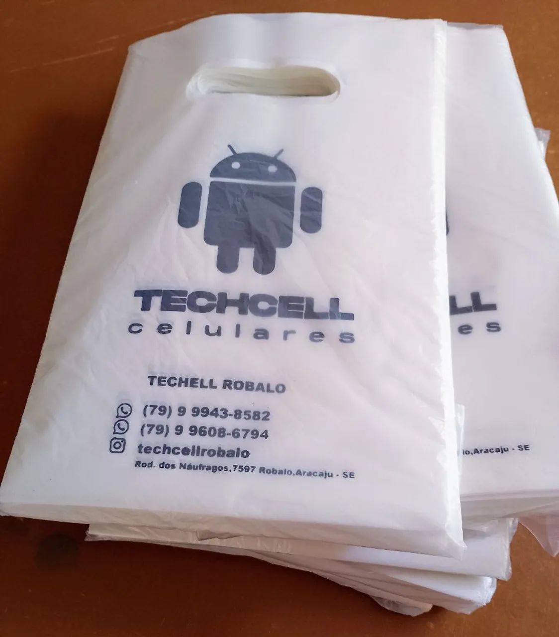 Sacolas plásticas personalizadas  com logomarca , - Foto 6