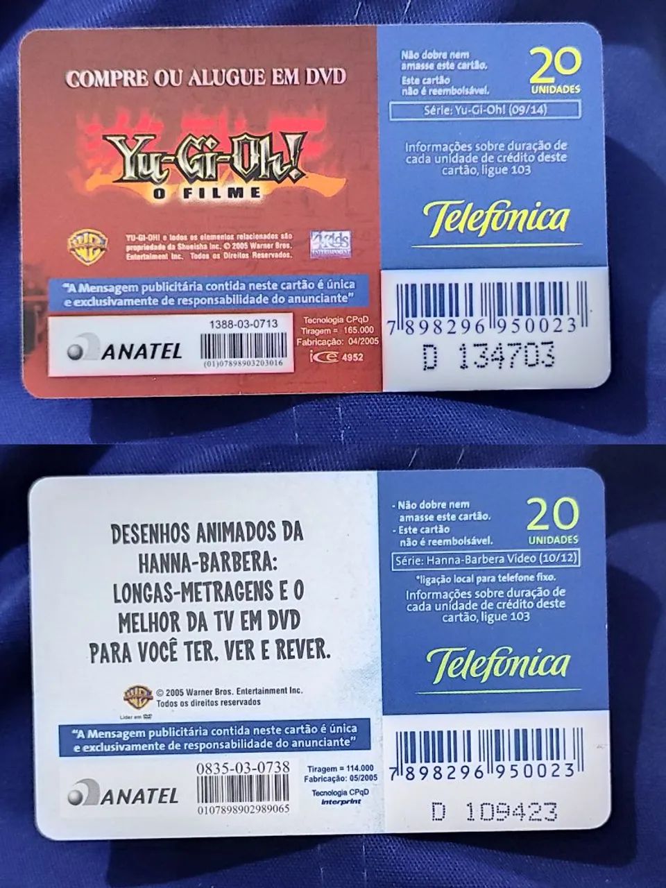 Cartões telefônico raríssimos Yu-Gi-Oh e Scooby Doo  - Foto 2
