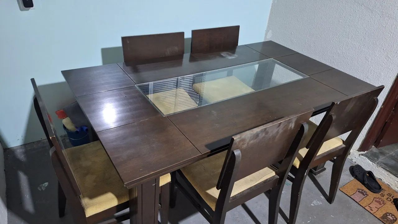 Mesa 6 cadeiras 1.80 m x 1,00 m - Foto 2