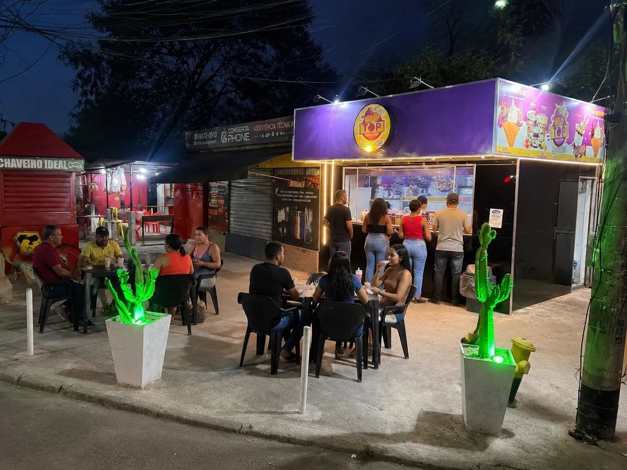 Loja de açaí e sorvete expresso
