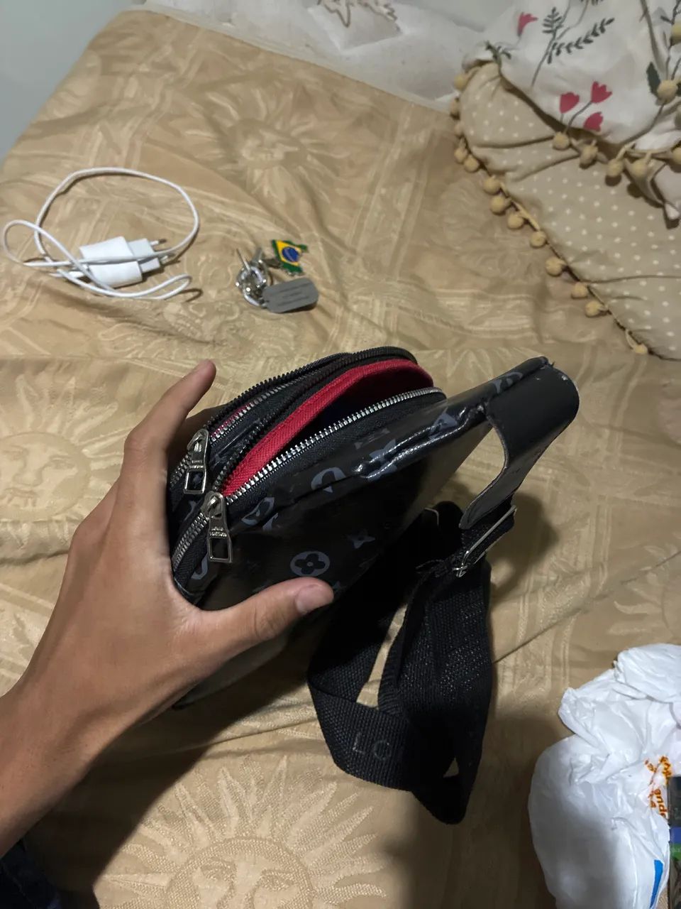 Bag/ bolsa da louis viton cor preta - Foto 3