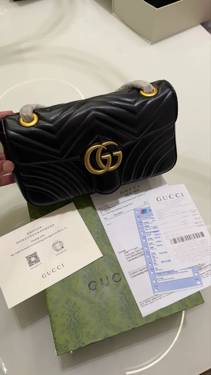 Bolsa Gucci marmont com caixa  - Foto 4