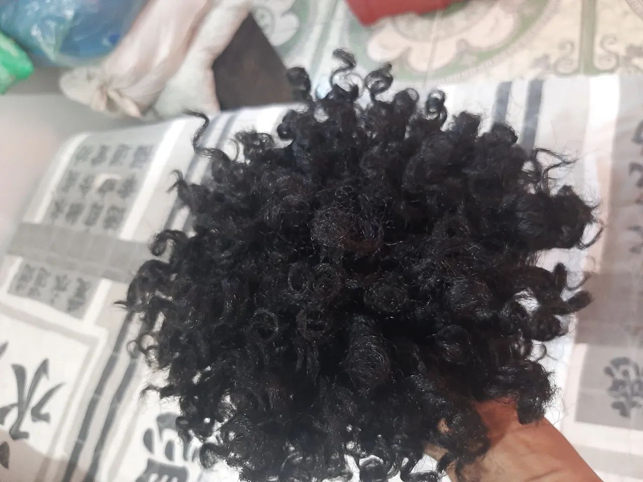 Lindo coque afro puff  volumoso