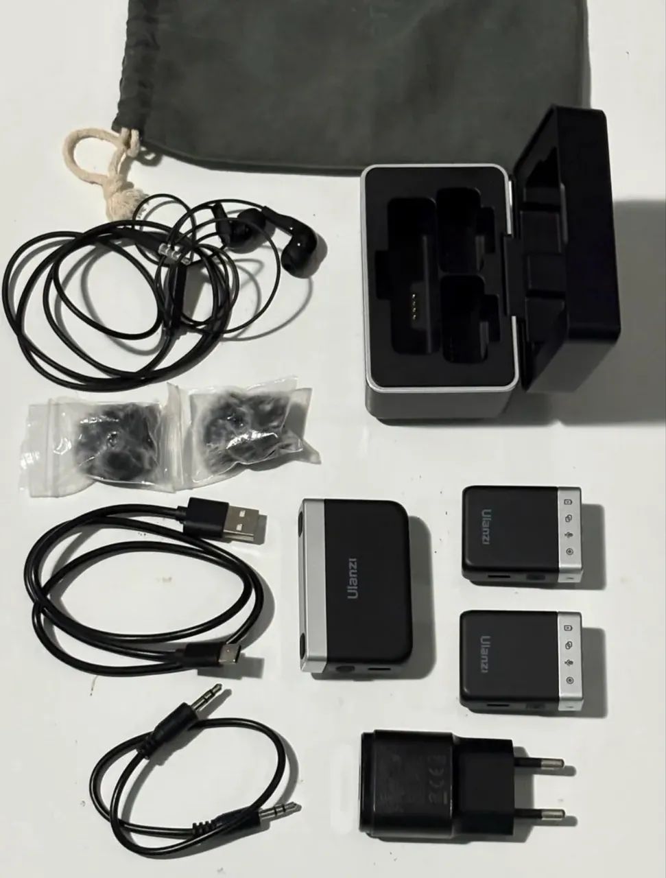 kit profissional ulanzi U-Mic AM18 microfone - Foto 2