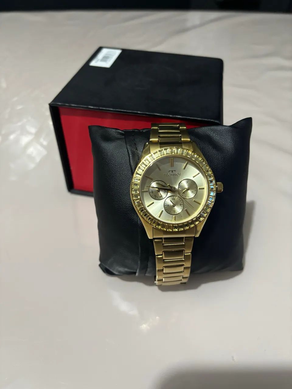 Relógio technos dourado a prova d?água  - Foto 5