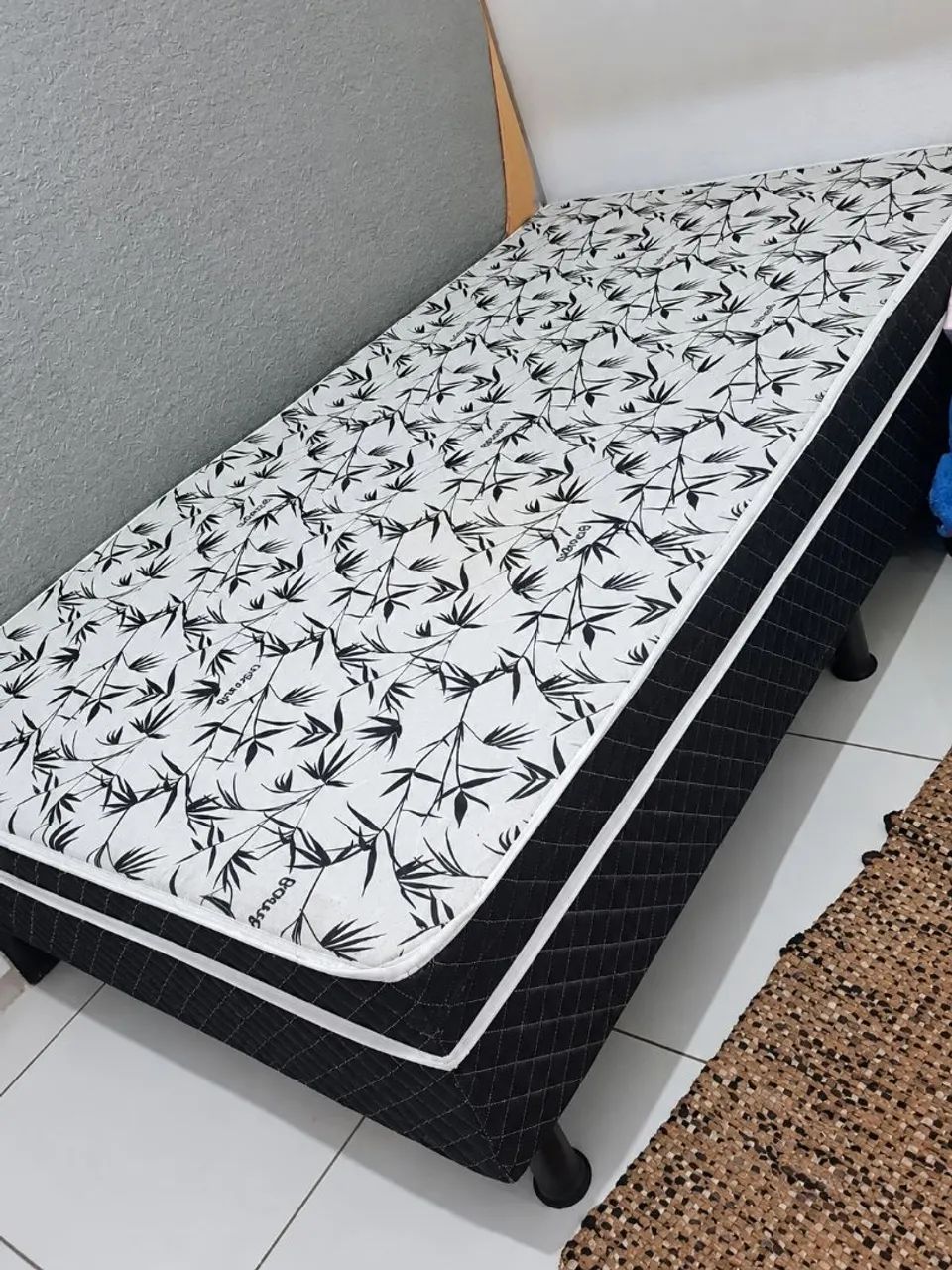 cama box com colchão de casal