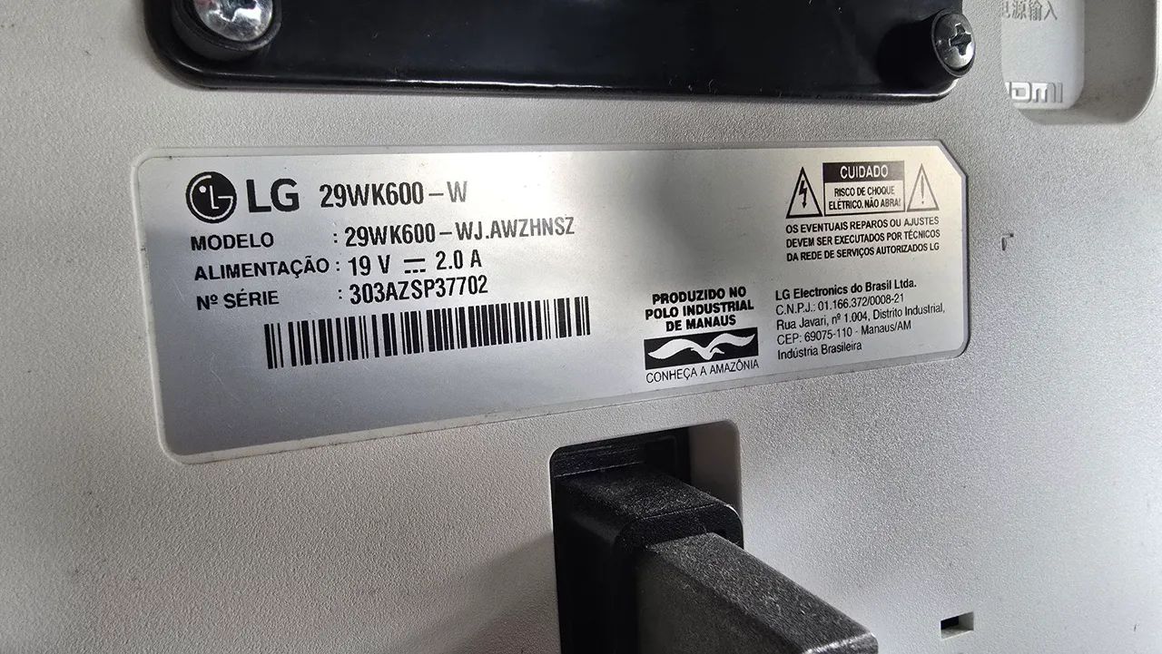 Monitor LG Ultrawide  29" IPS  FHD 29WK600 - Foto 2