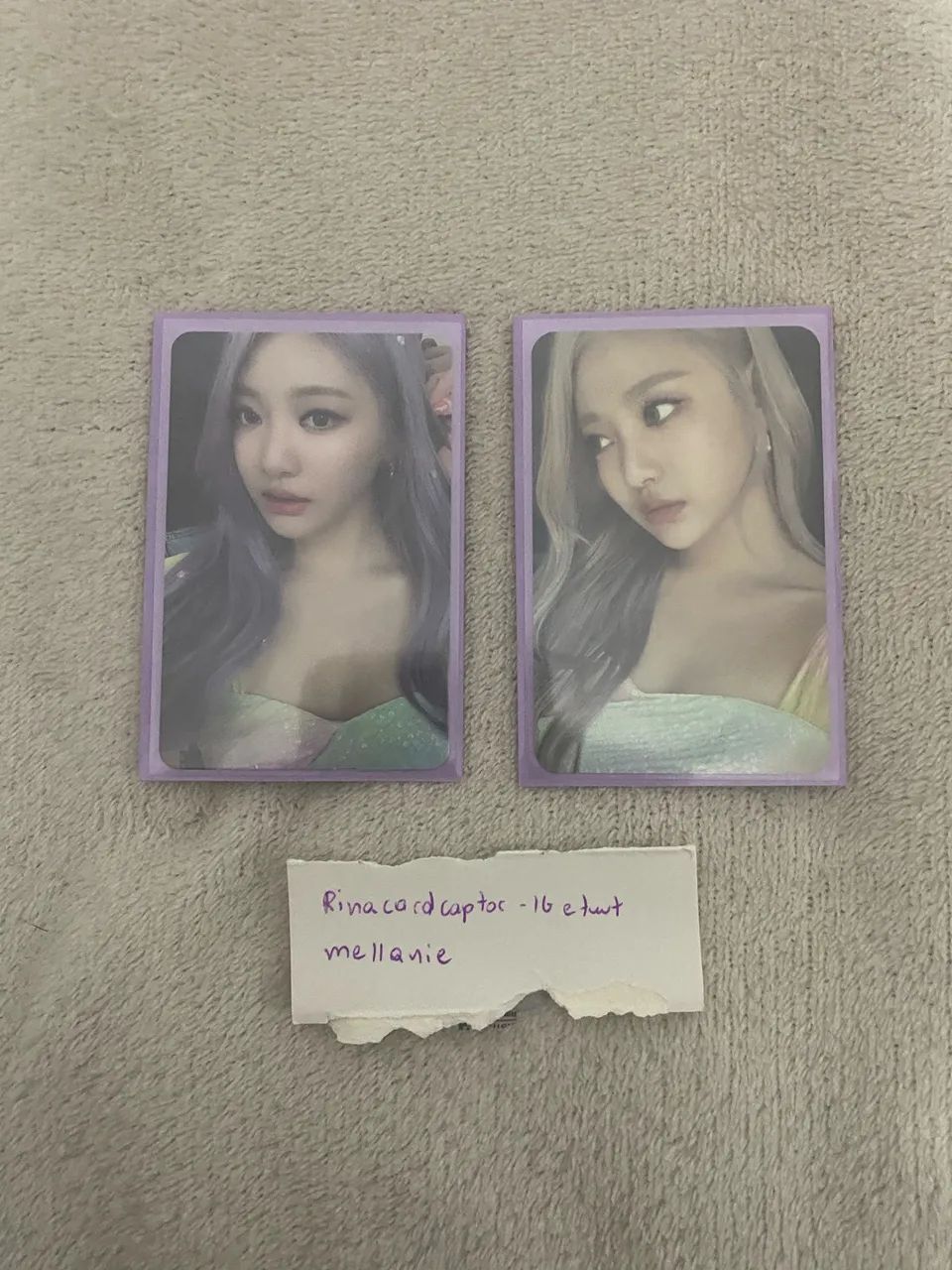 ningning aespa photocards oficiais kpop